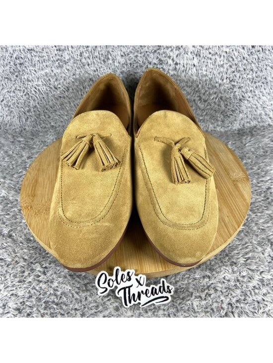 Allen Edmonds Presley Slip On Tassel Loafer Size 9 D Men Ochre Leather main image 4